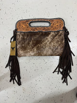 DENI Seconds | Kimberley Tooled Leather Tassel Handbag #4