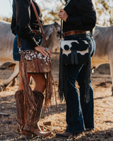 Aria Tassel Cowhide Handbag