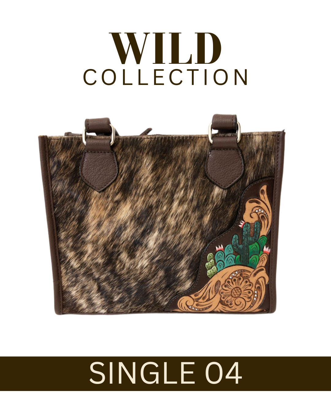 WILD Desert Bloom Cactus Tote Handbag