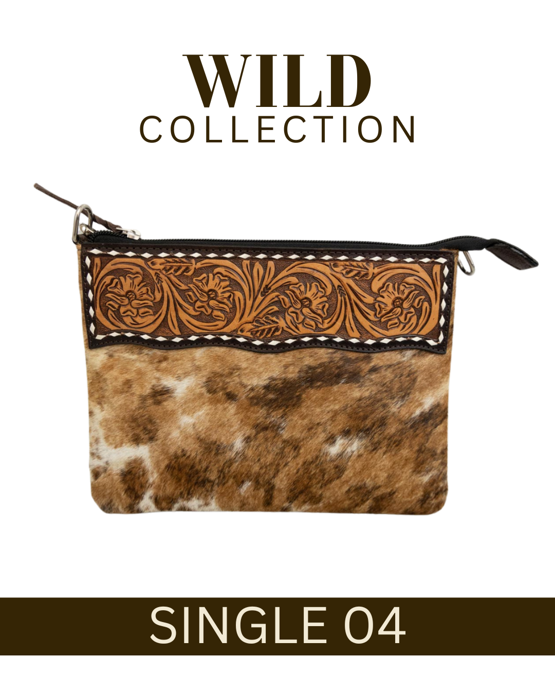 WILD Kimberley Tooled Leather Handbag