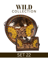 WILD Collection Tooled Leather Bag Sets