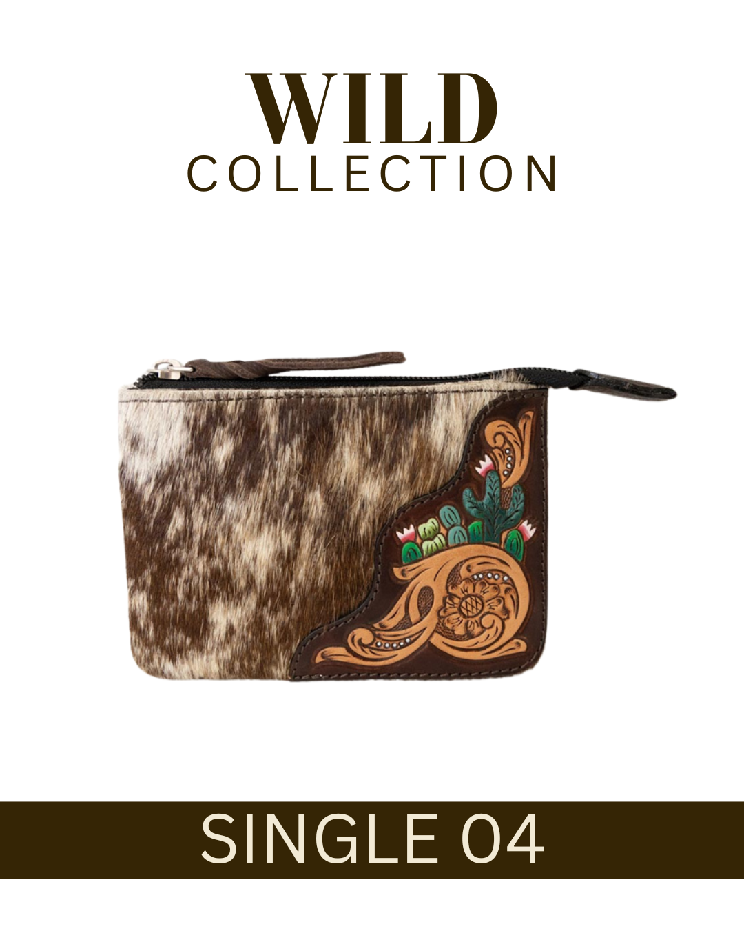WILD Desert Bloom Cactus Coin Purse