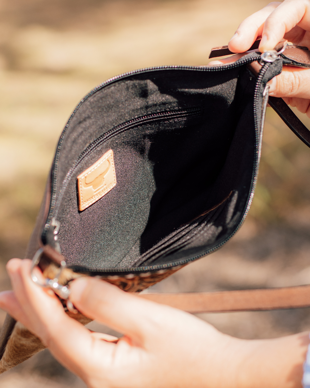 Kimberley Tooled Leather Handbag