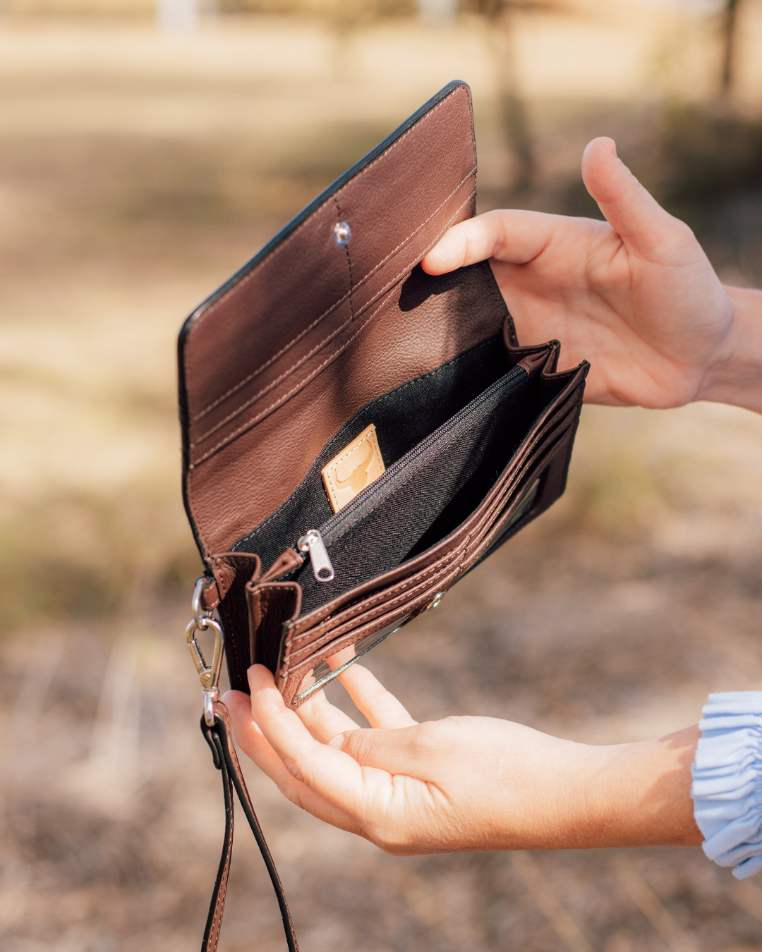 Kimberley Tooled Leather Purse