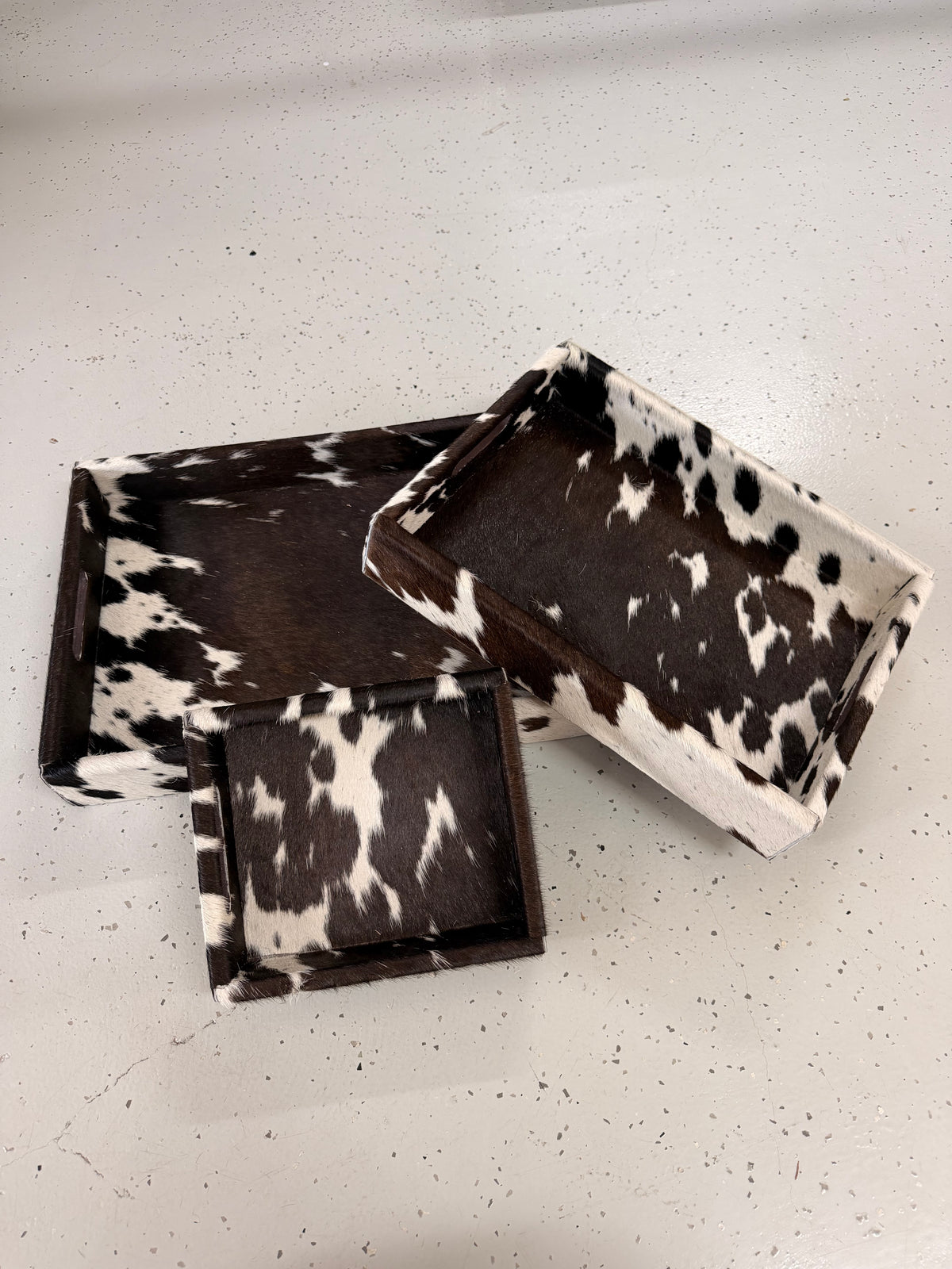 Cowhide Tray