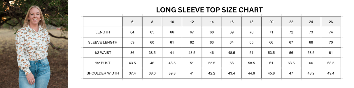 PRE SALE - Long Sleeve Top - Brahman Collection