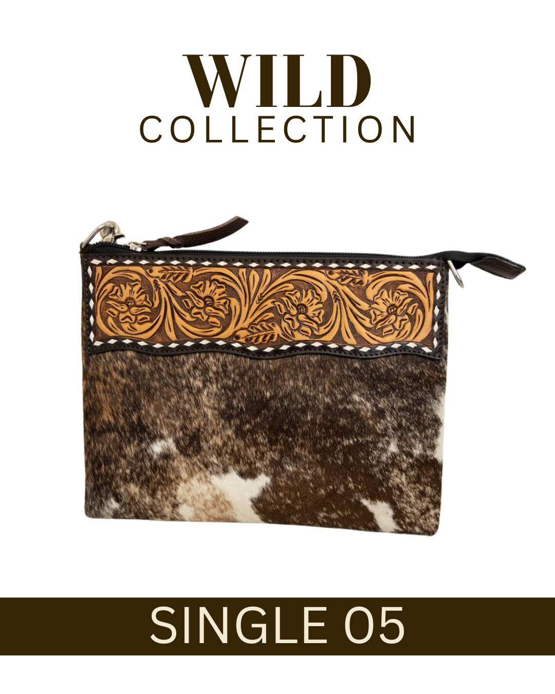 WILD Kimberley Tooled Leather Handbag