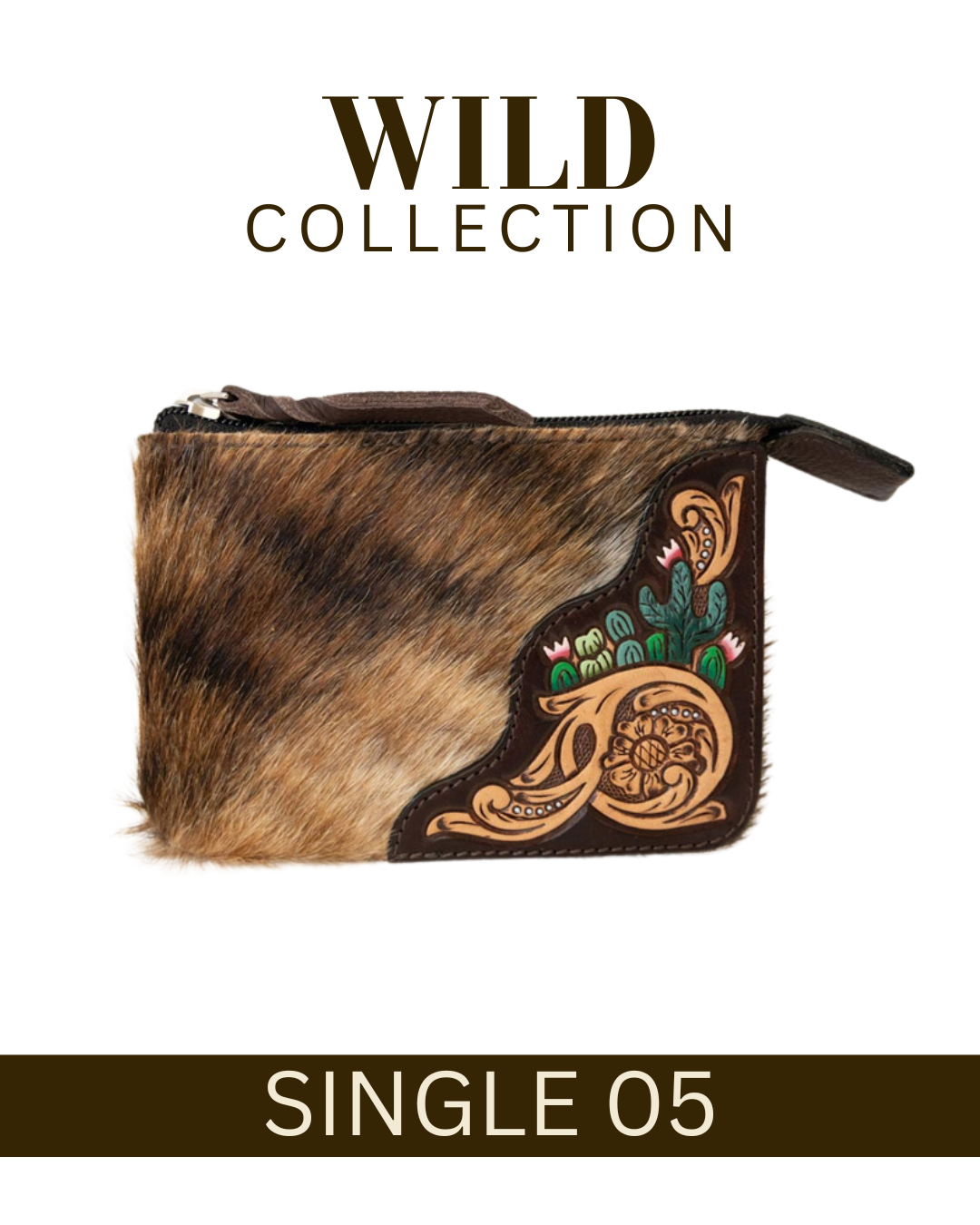 WILD Desert Bloom Cactus Coin Purse