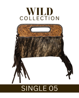 WILD Kimberley Tooled Leather Tassel Handbag