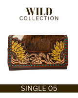 WILD Sienna Sunflower Tooled Purse/Clutch