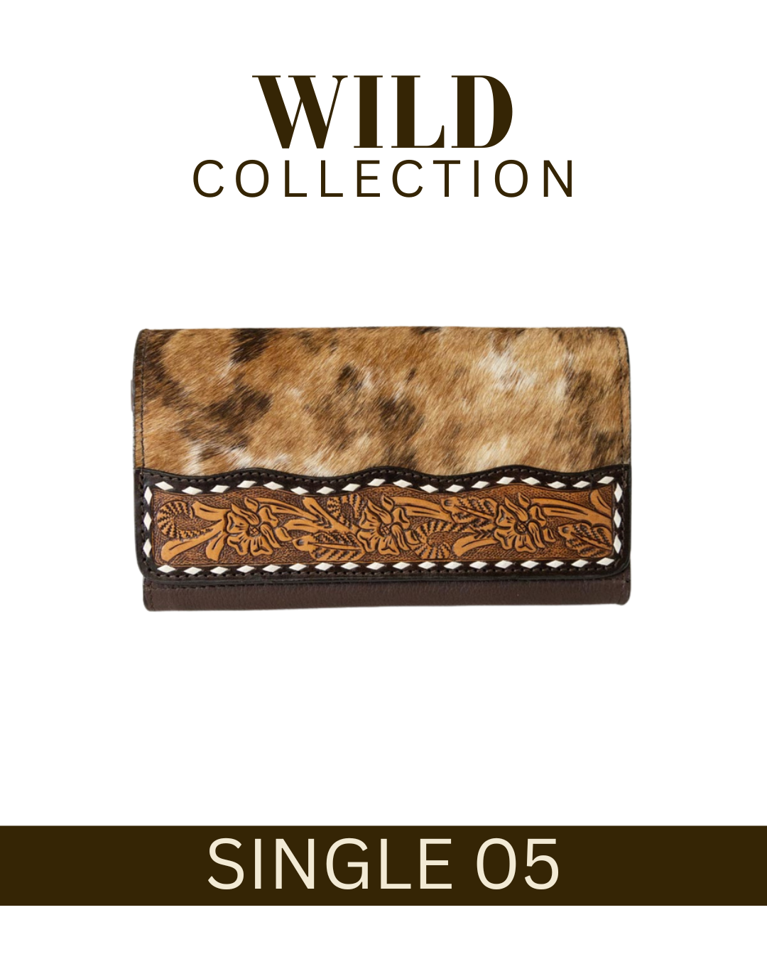 WILD Kimberley Tooled Leather Purse