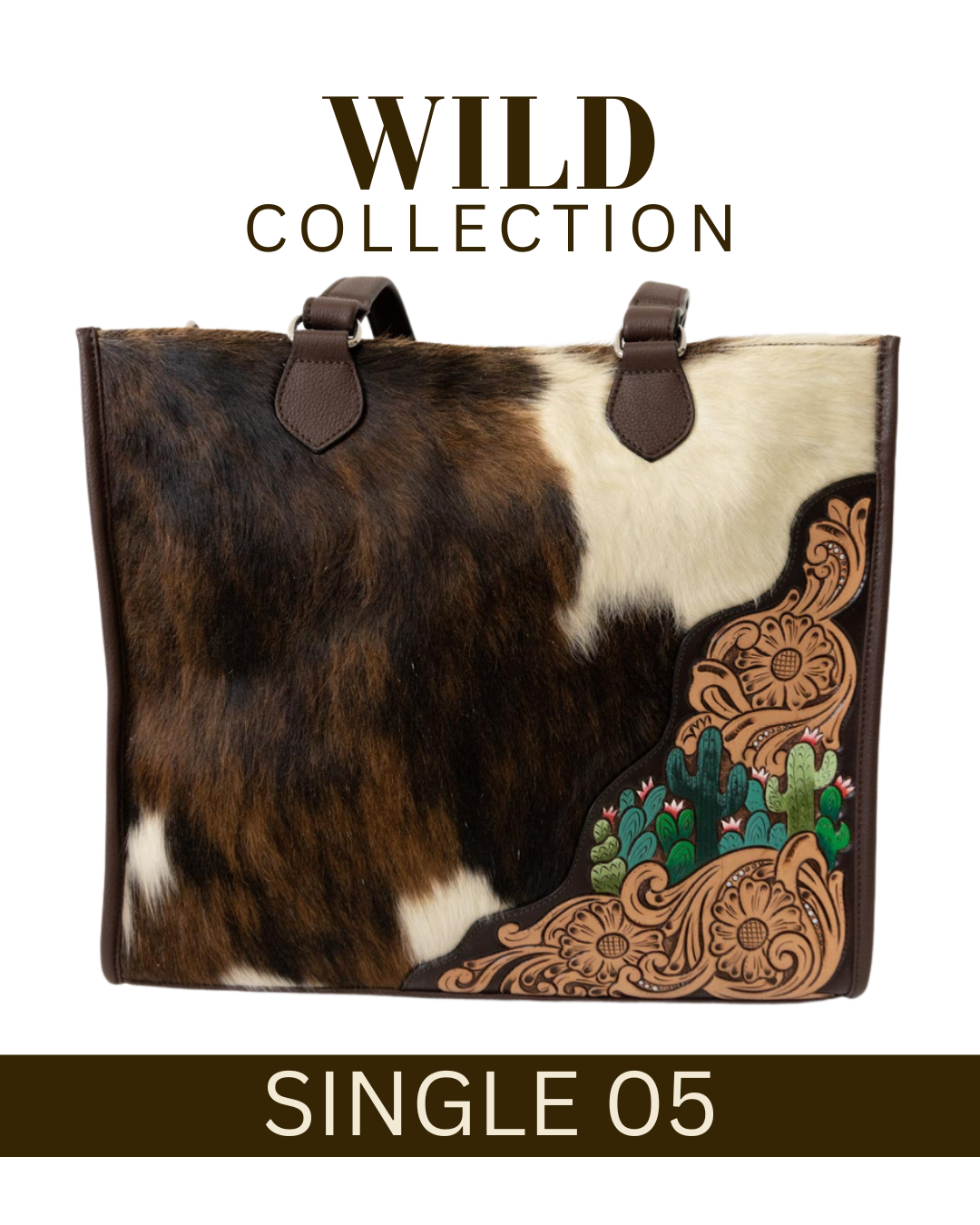 WILD Desert Bloom Cactus Tote Laptop Bag