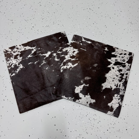 Cowhide Cushion Cover