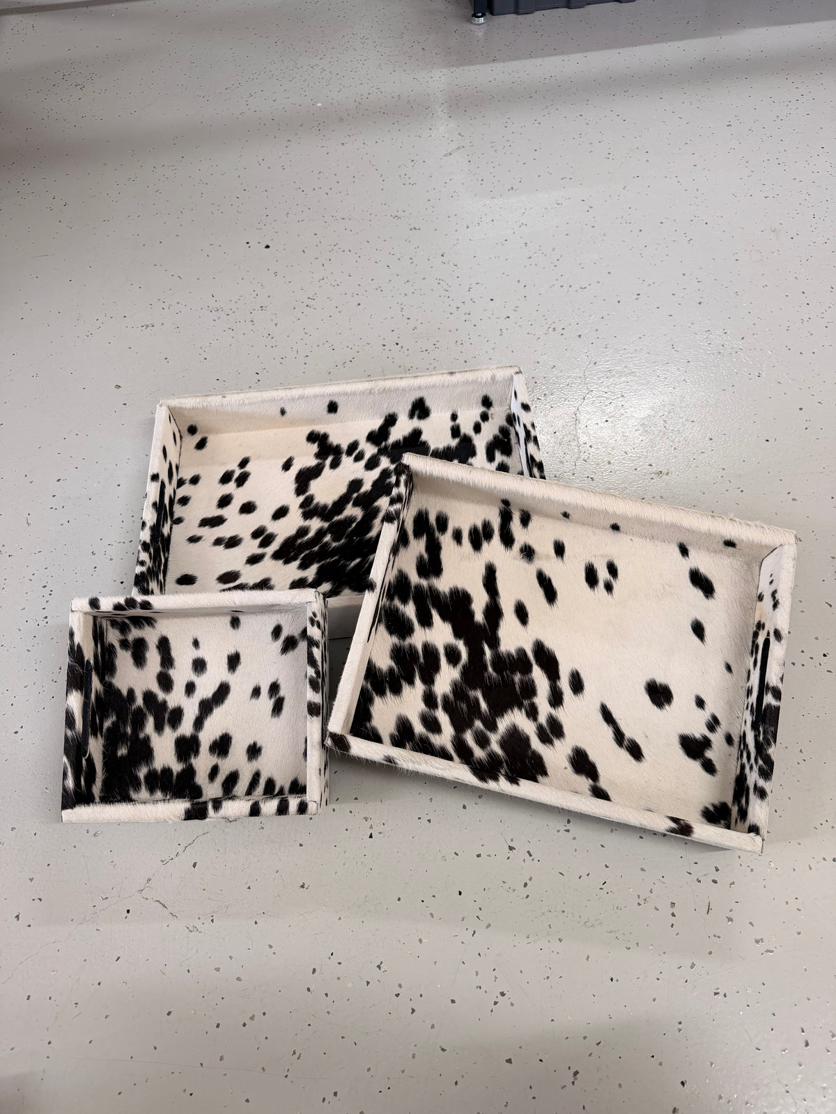 Cowhide Tray
