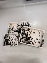 Cowhide Tray