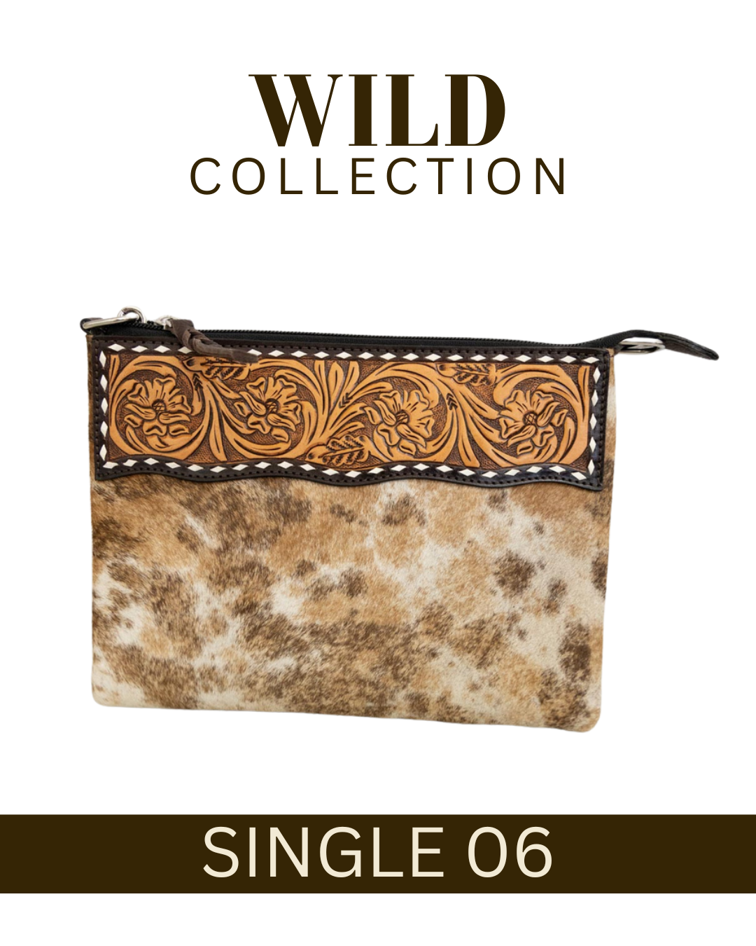 WILD Kimberley Tooled Leather Handbag