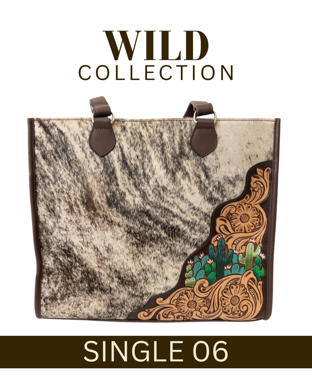 WILD Desert Bloom Cactus Tote Laptop Bag