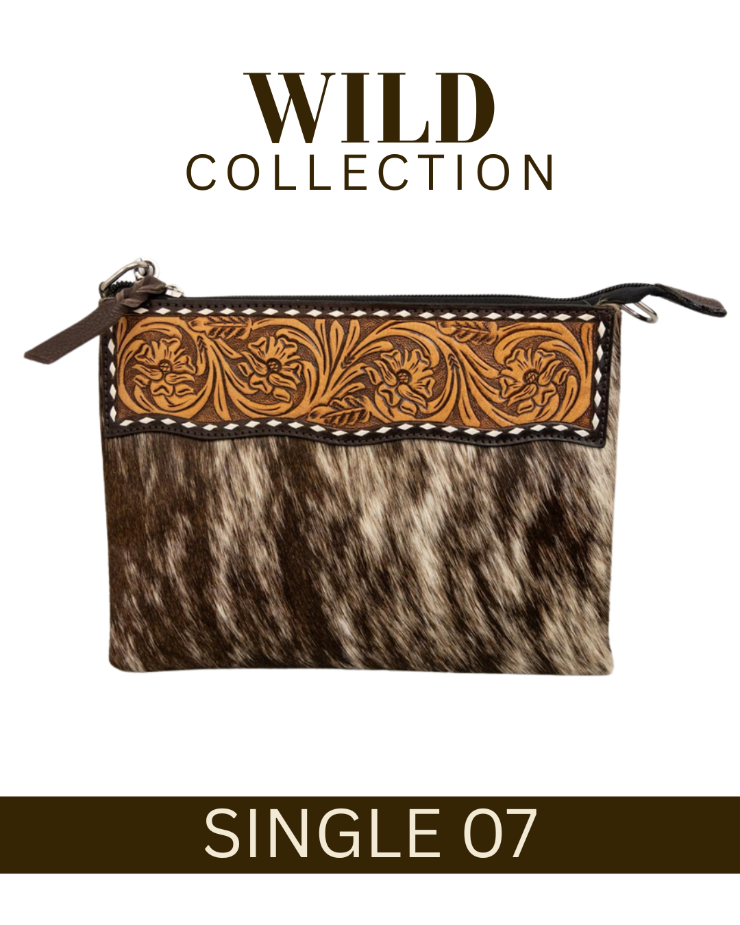 WILD Kimberley Tooled Leather Handbag