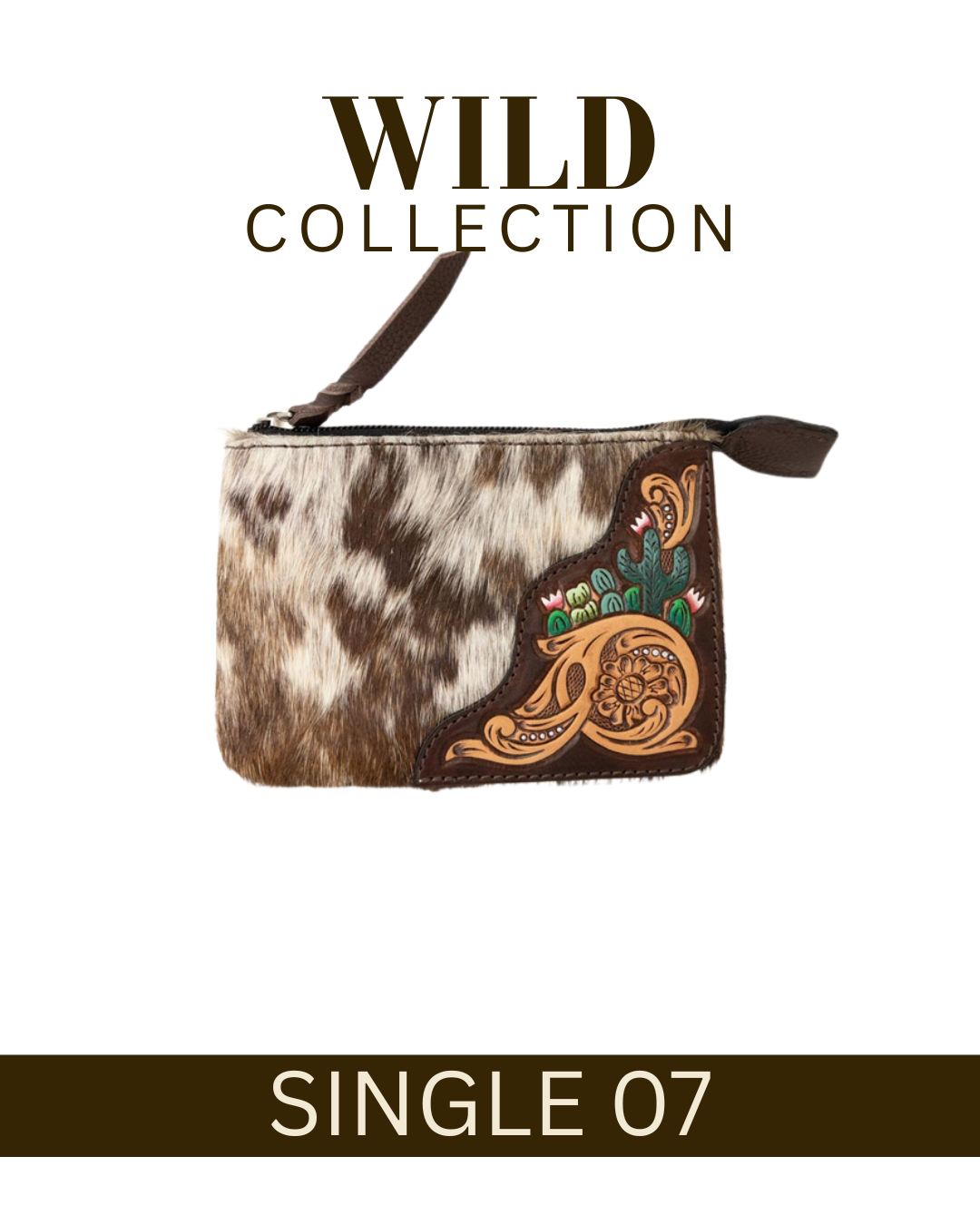 WILD Desert Bloom Cactus Coin Purse