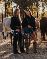 Aria Tassel Cowhide Handbag