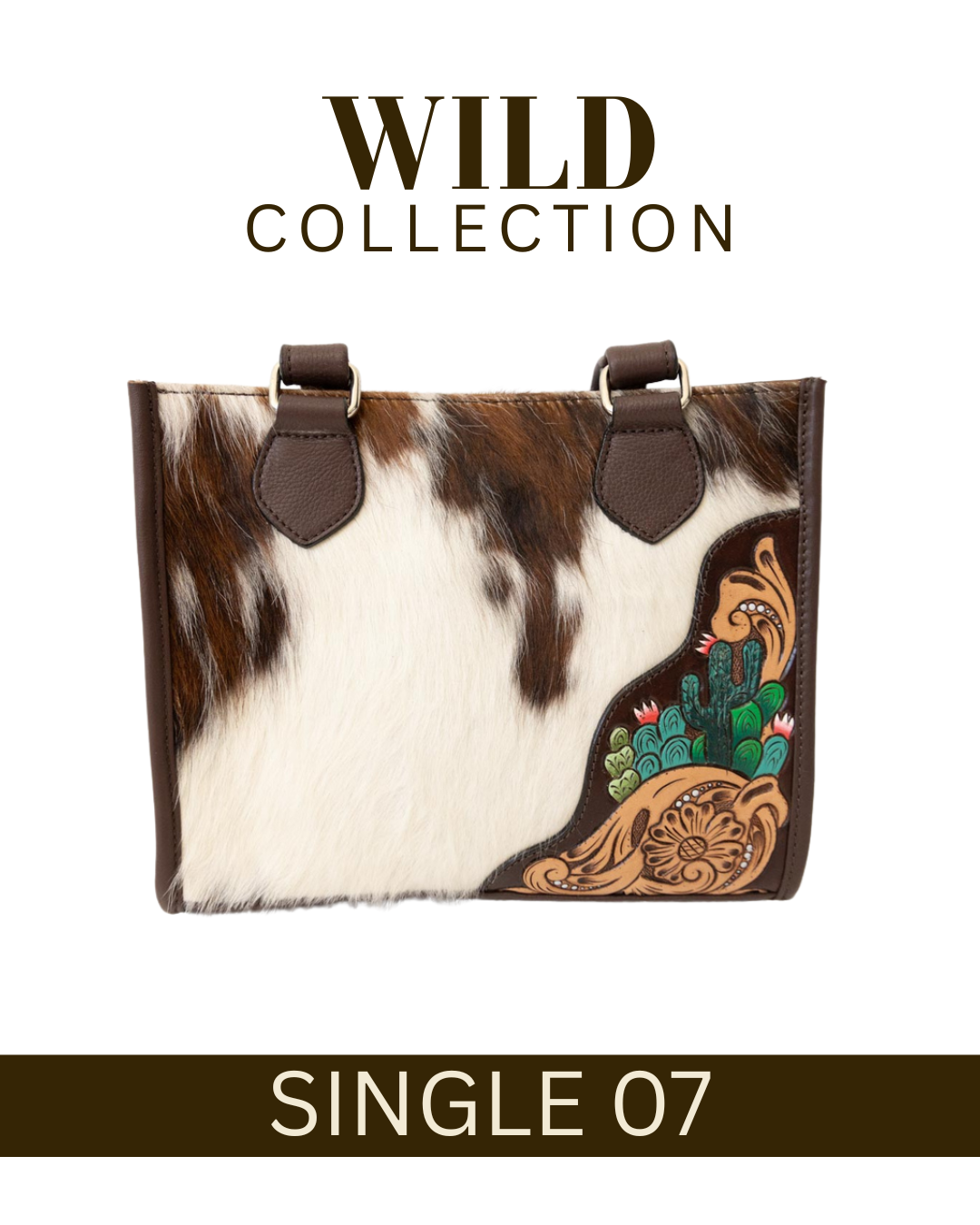 WILD Desert Bloom Cactus Tote Handbag