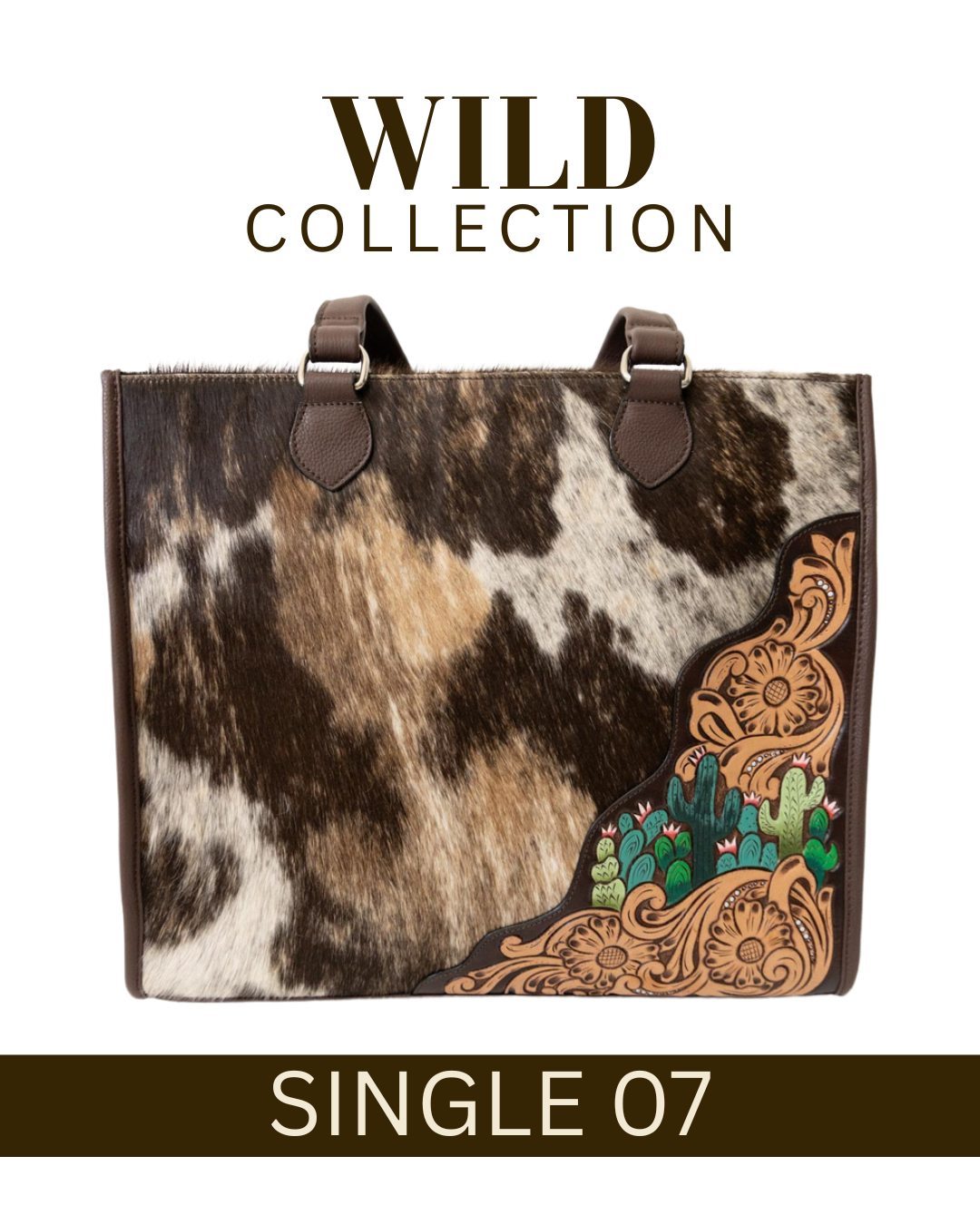 WILD Desert Bloom Cactus Tote Laptop Bag