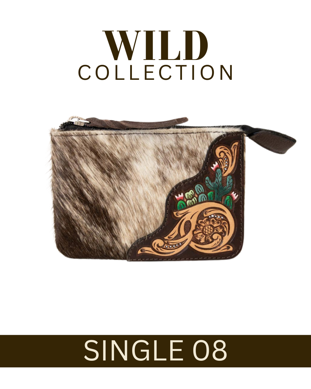 WILD Desert Bloom Cactus Coin Purse