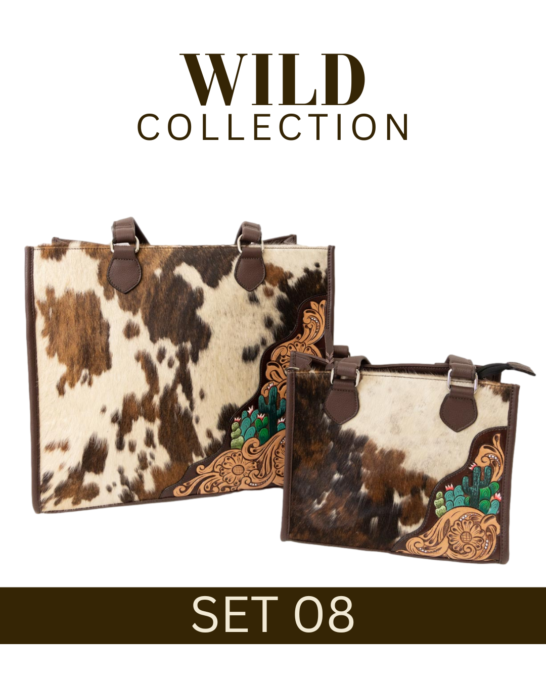WILD Collection Tooled Leather Bag Sets