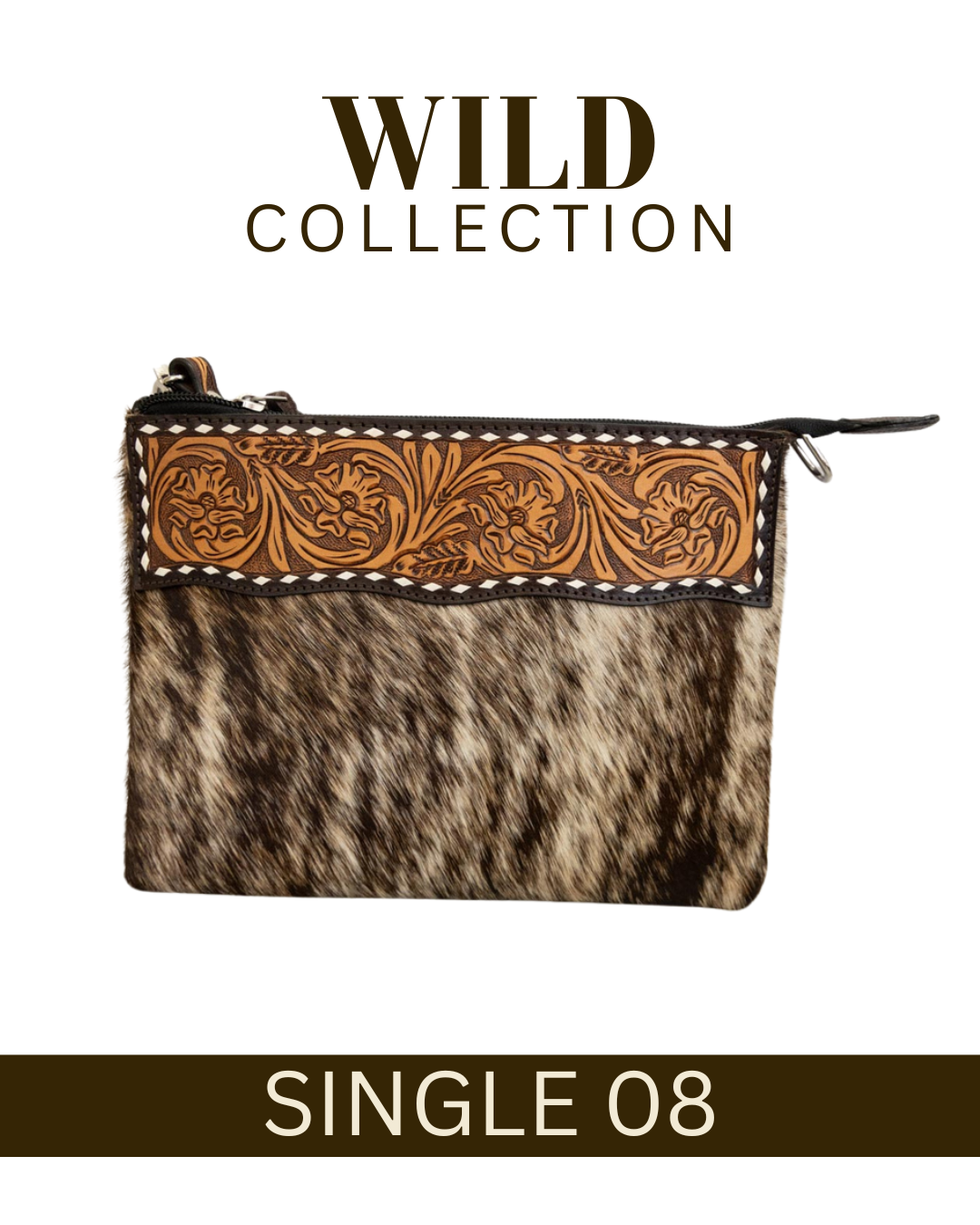 WILD Kimberley Tooled Leather Handbag