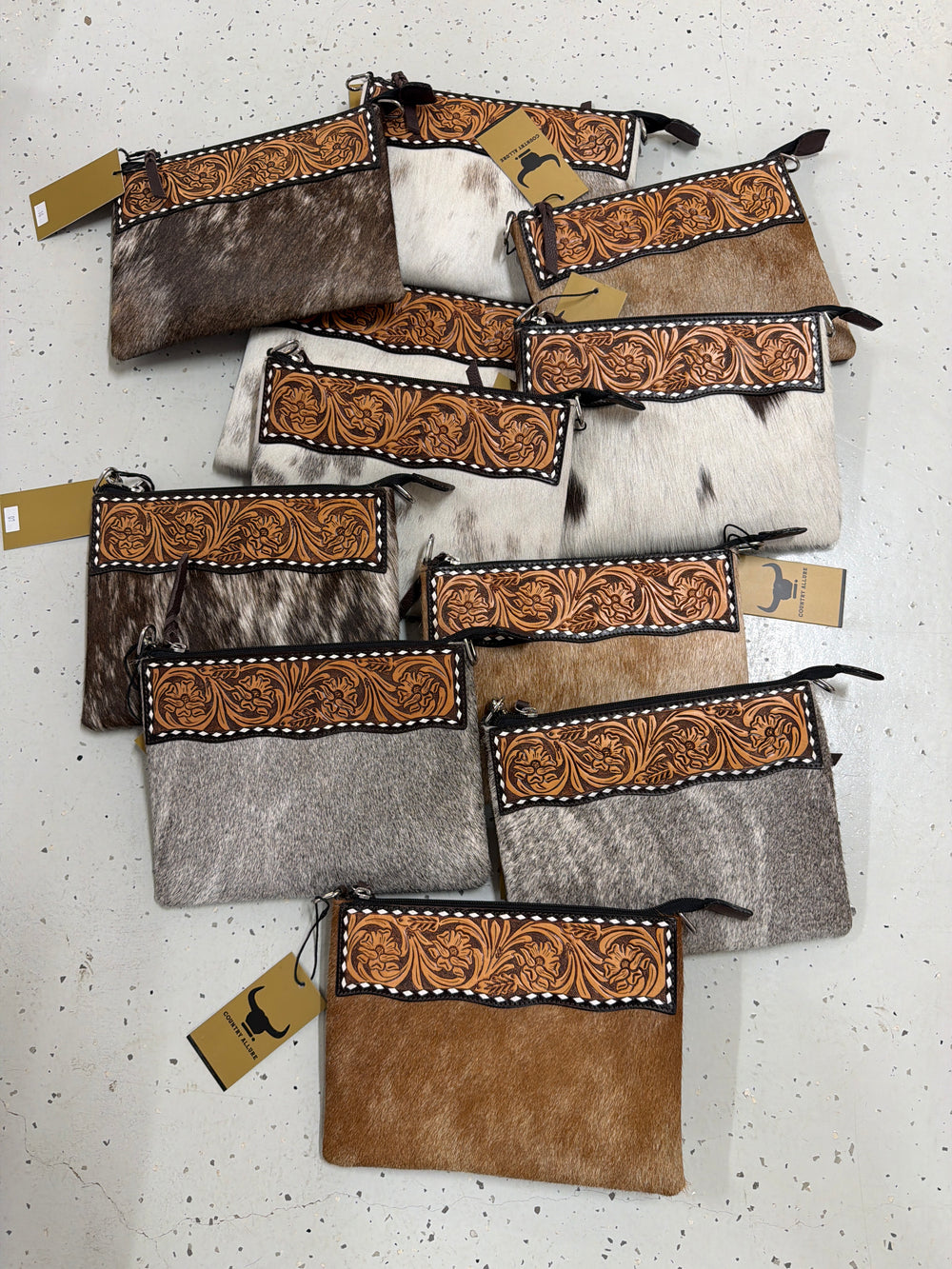 DENI Seconds | Kimberley Tooled Leather Handbag