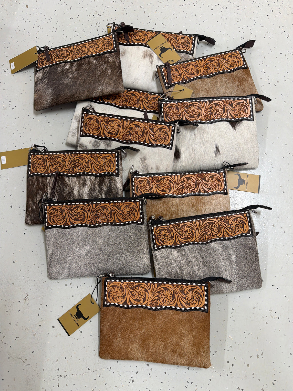 DENI Seconds | Kimberley Tooled Leather Handbag