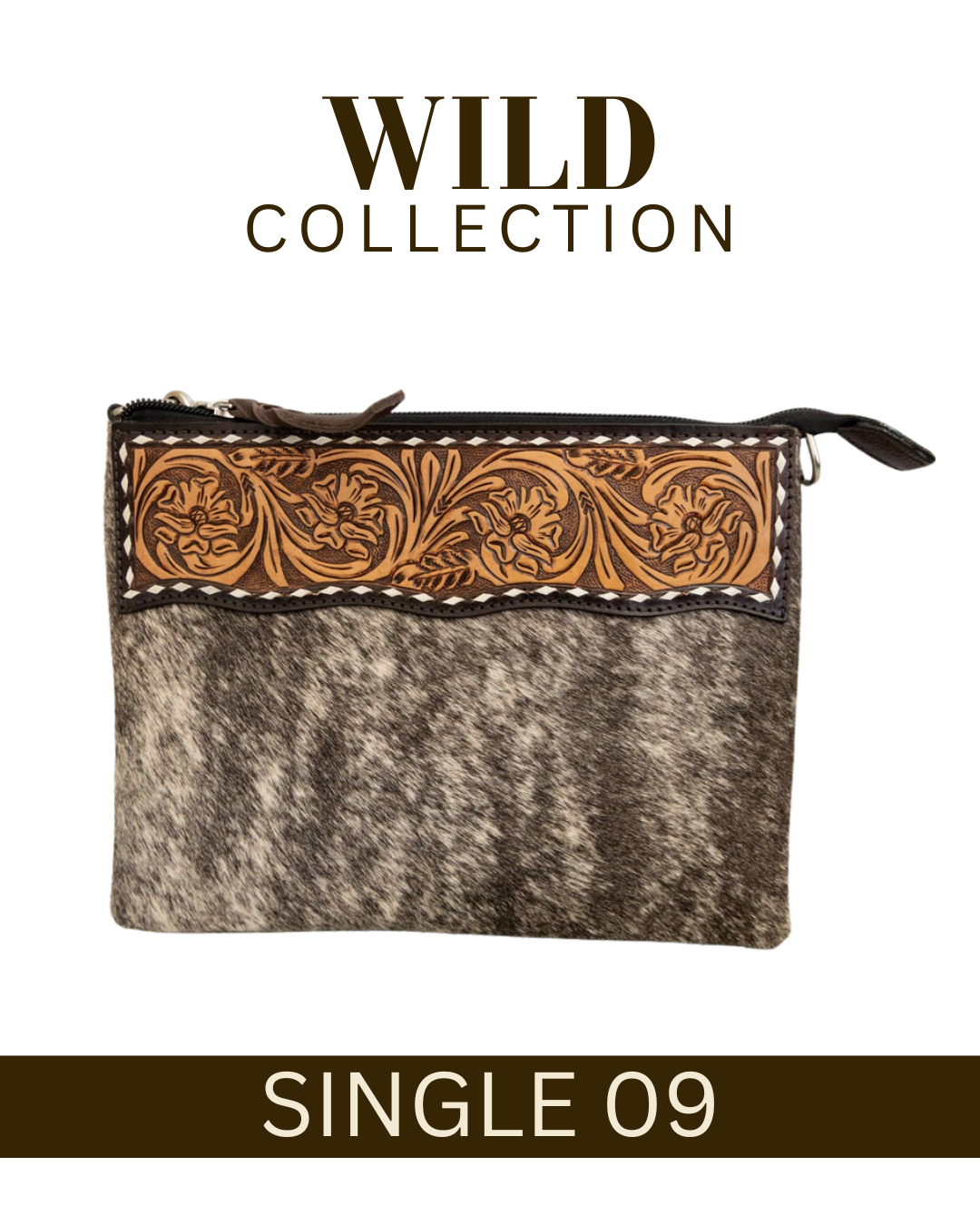 WILD Kimberley Tooled Leather Handbag