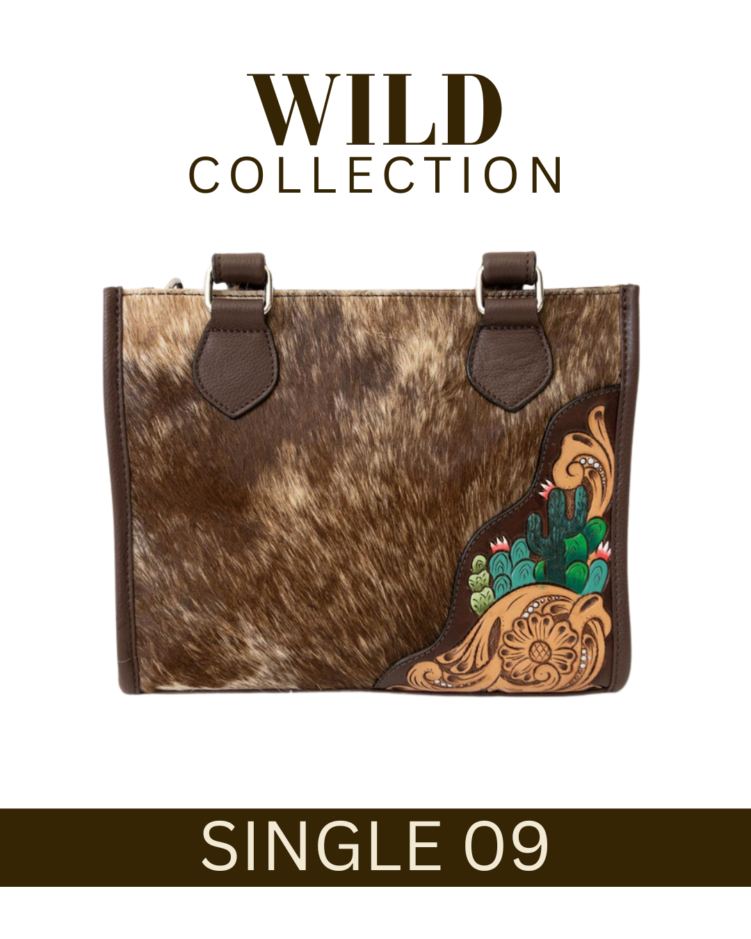 WILD Desert Bloom Cactus Tote Handbag