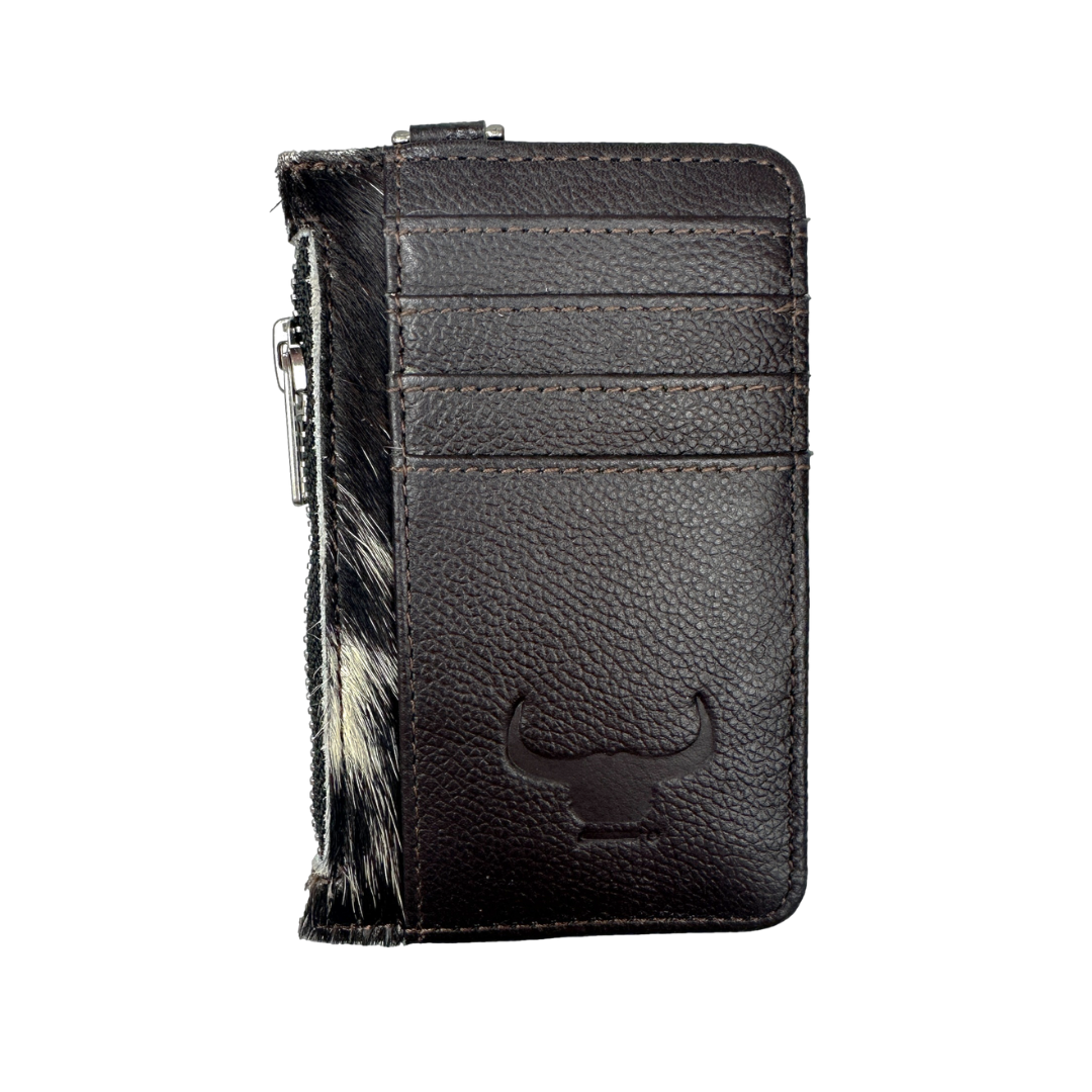 Zimi Cowhide Leather Pocket Purse