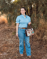 'Desert Bloom' Cactus Tote Handbag PRE ORDER