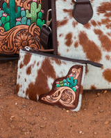 'Desert Bloom' Cactus Coin Purse PRE ORDER