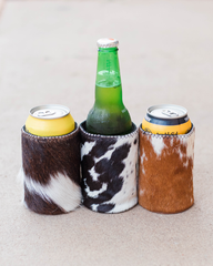 Cowhide Stubby/Drink Cooler