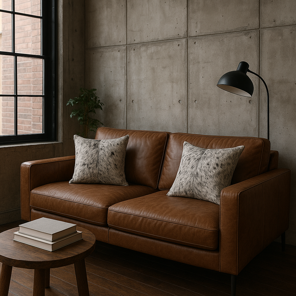 Cowhide Cushion Cover Pair - PRE ORDER