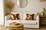 Cowhide Cushion Cover Pair - PRE ORDER