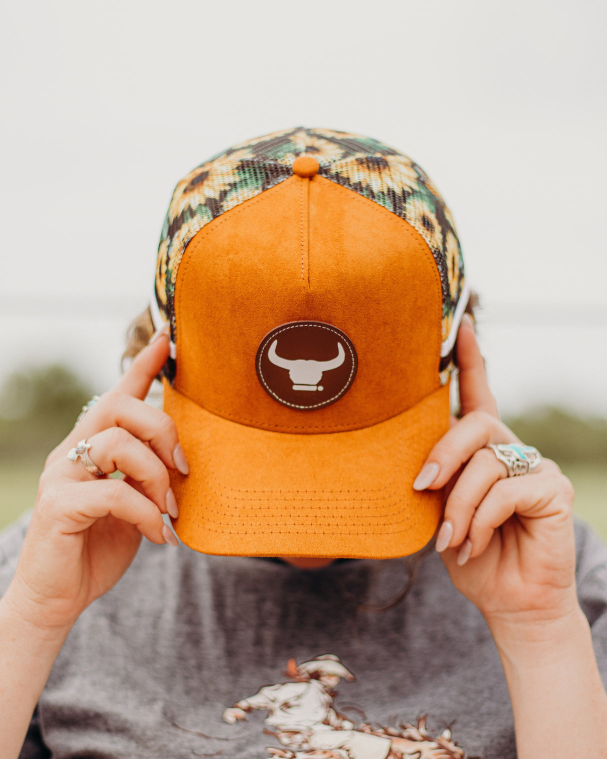 C.A Signature Trucker Cap - Sunflower