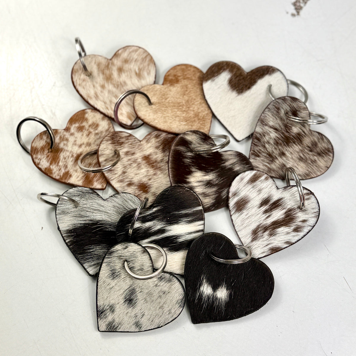 Standard heart keychain