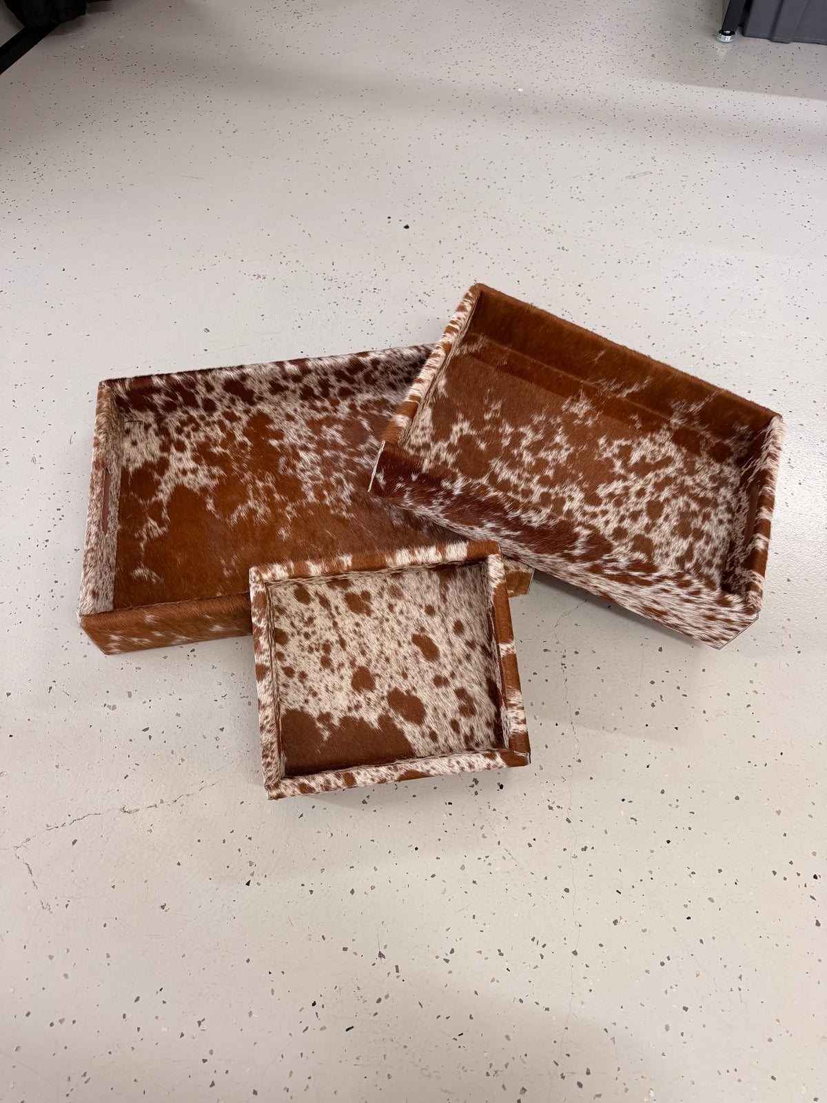 Cowhide Tray