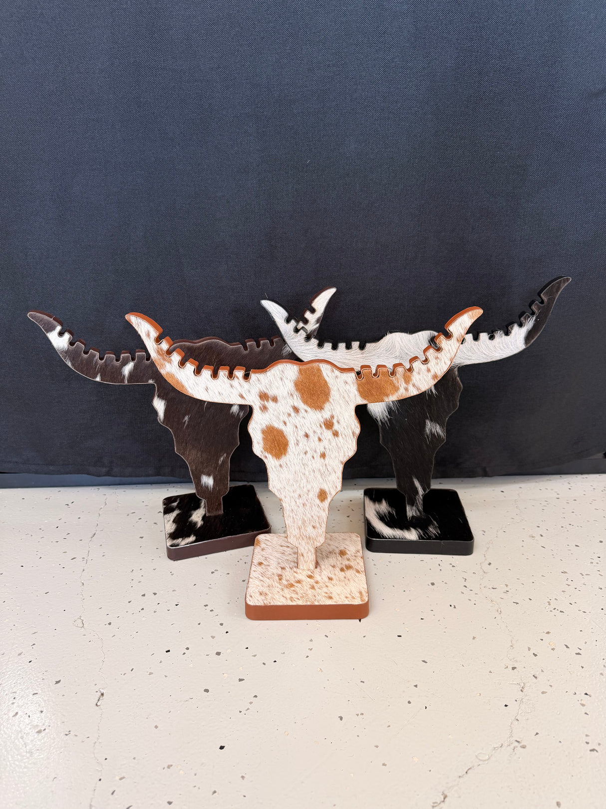 Cowhide Jewellery Stand
