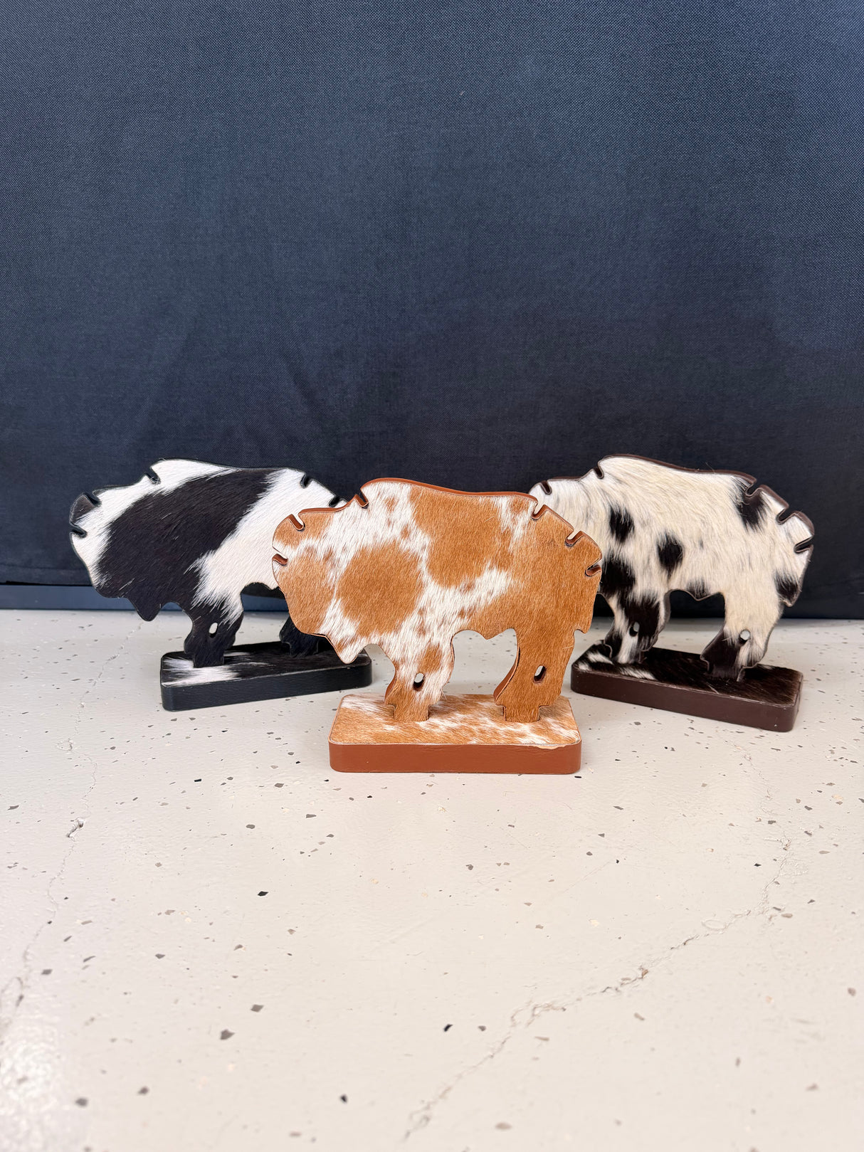 Cowhide Jewellery Stand