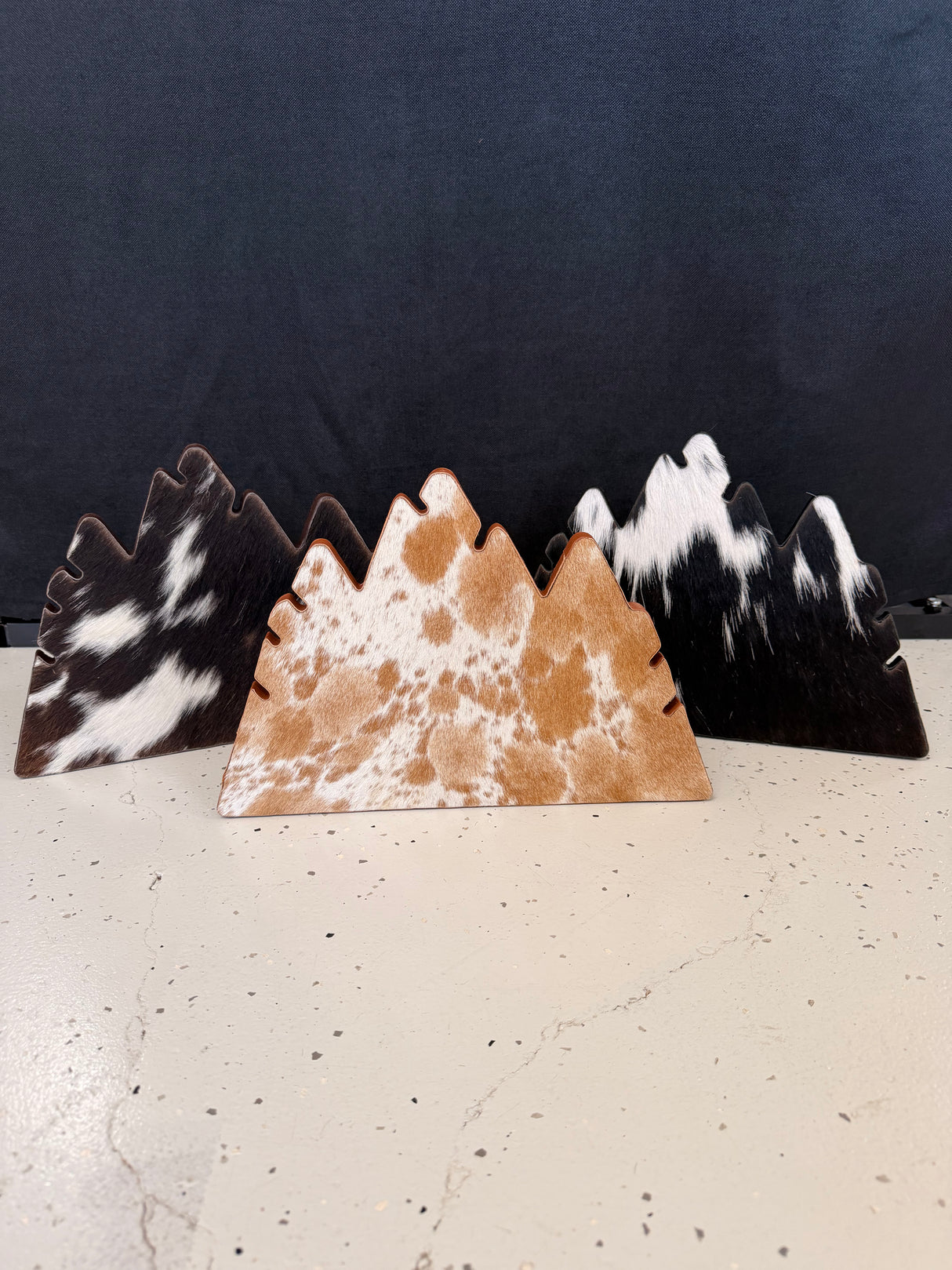 Cowhide Jewellery Stand