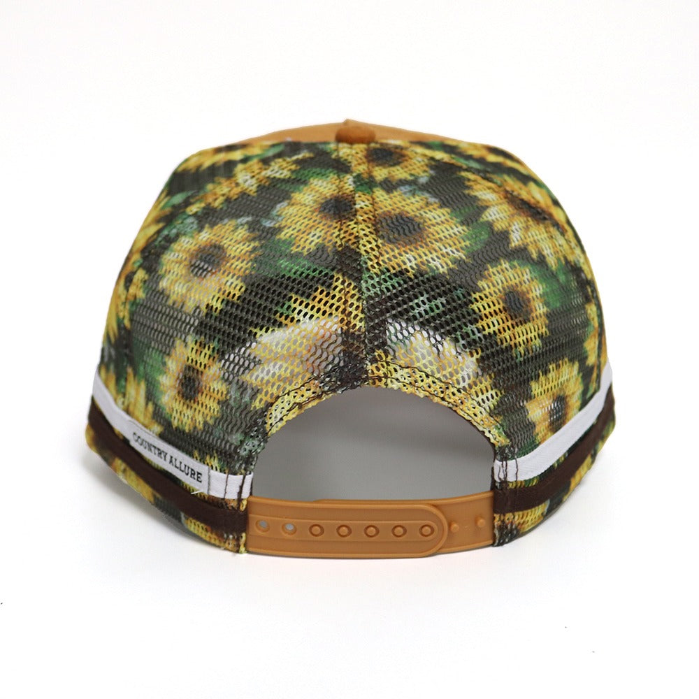 C.A Signature Trucker Cap - Sunflower