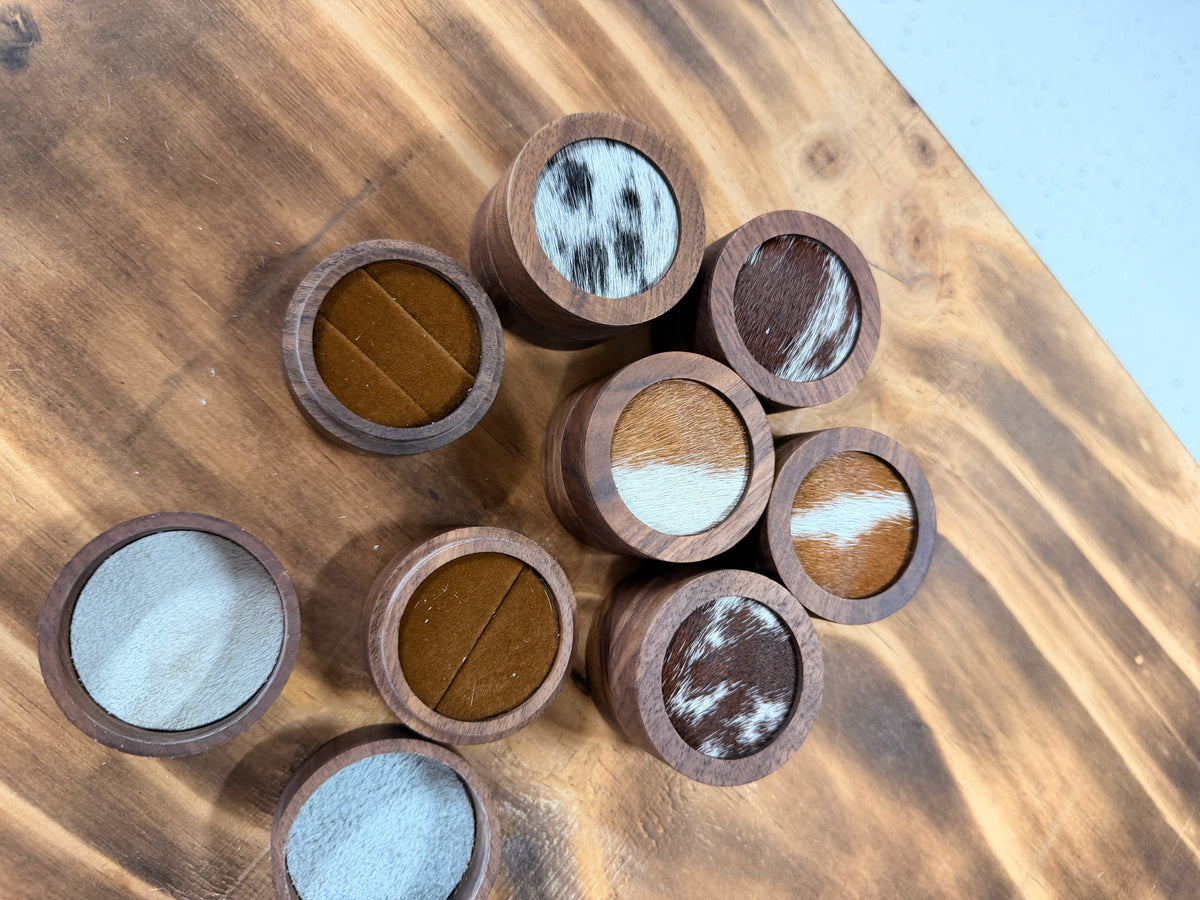 DENI Seconds | Cowhide Ring Box - Random Pattern