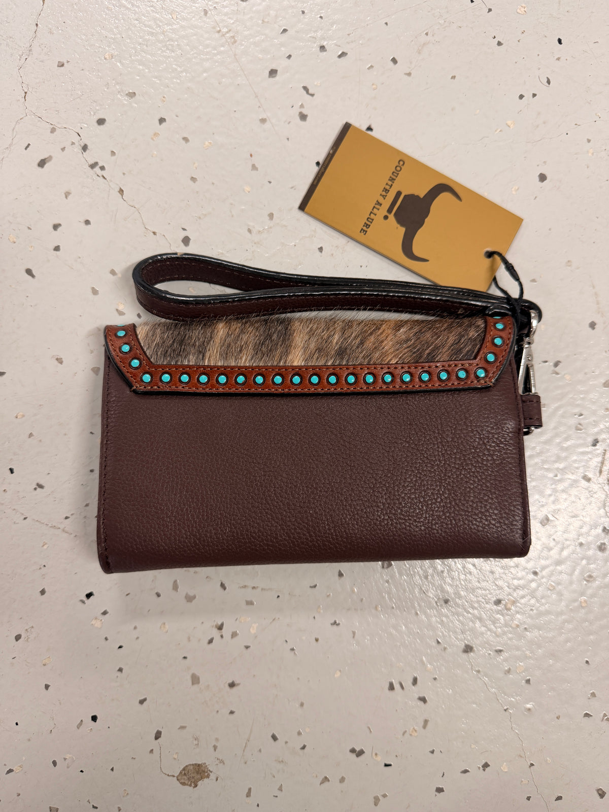 DENI Seconds | Sienna Sunflower Tooled Purse/Clutch #2