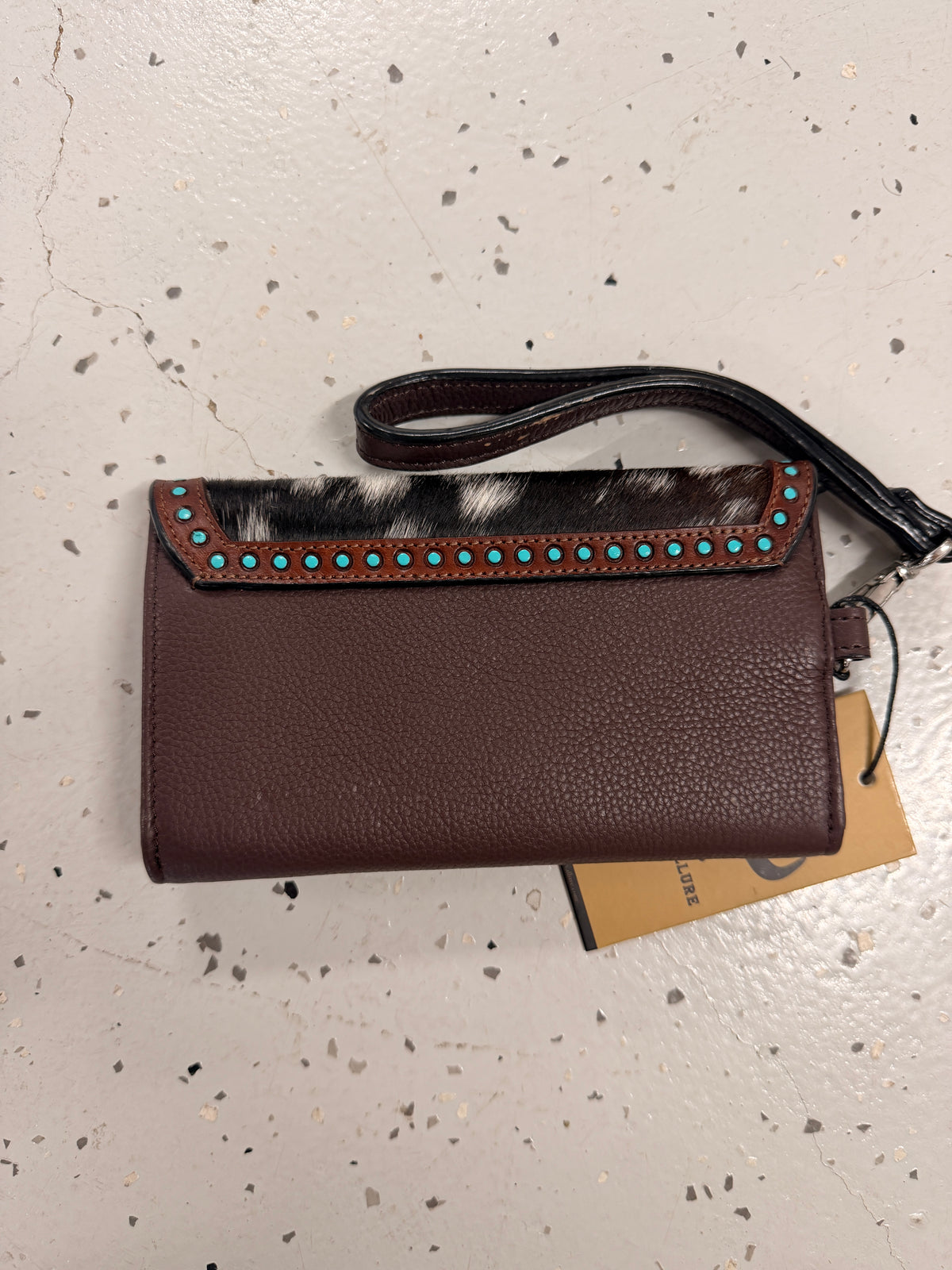 DENI Seconds | Sienna Sunflower Tooled Purse/Clutch #1