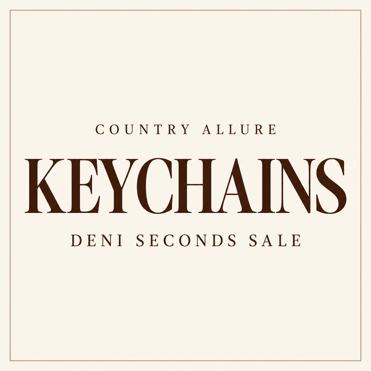 DENI Seconds | Keychains